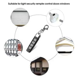 433MHz Auto Copy Remote Control Electric Garage Door Opener Remote Controller Duplicator Clone Cloning Code 4 Keys Transmitter