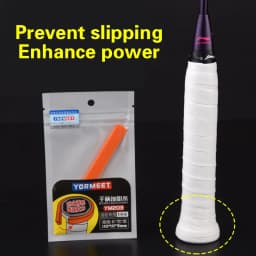 Badminton Racket Handle Grip Enhancer Thickened Grip Tape For Tennis Racket Anti-Slip Enhanced Power Prevent Hand Slippage