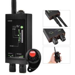 M8000 Radio Anti-Spy Detector GSM RF Signal Auto Tracker Detectors GPS Tracker Finder Bug with Long Magnetic LED Antenna