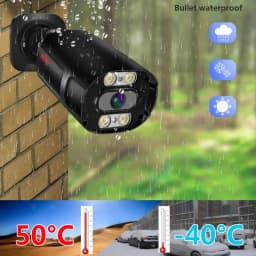 Ultra HD 4K 8MP CCTV PoE IP Camera Security Street Outdoor Indoor Onvif Double Light Human Detection Color Full Night Vision Cam