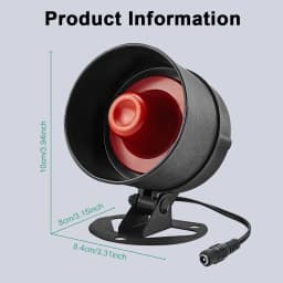 Tuya WiFi Siren Alarm System Wireless Loud Sound Alert Siren Kit Smart Life Siren Compatible With Alexa Google For Home Security