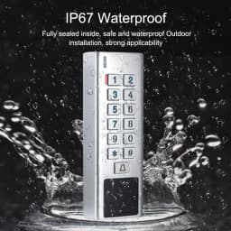 WIFI App Biometric Fingerprint Access Controller Keypad Metal Waterproof RFID EM Card Standalone TUYA Door Access Control System