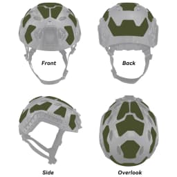 10sets Super High Cut Tactical FAST Helmet Magic Sticker Velcros Universal Tape Helmet Padding Stickers for Football Helmet