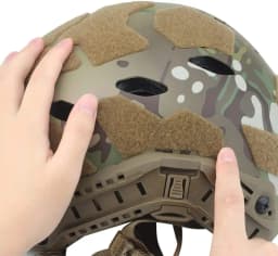 10sets Super High Cut Tactical FAST Helmet Magic Sticker Velcros Universal Tape Helmet Padding Stickers for Football Helmet
