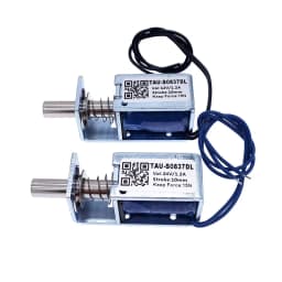 DC 12V 24V 10mm Electric Locks electromagnet TAU-S0837DL-D stroke Magnetic Lock for the Cabinet door lock