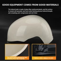 Quick MH Tactical Helmet 1.5kg Fiberglass Wendy's Suspension Pad Helmet Outdoor Activity Protection Training Safety Riot Helmet