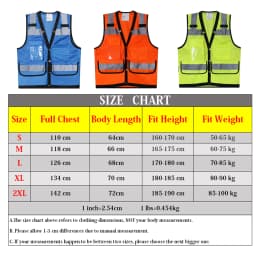 Workwear Mesh Work Vest Surveryor Vest Work Wear for Men Women