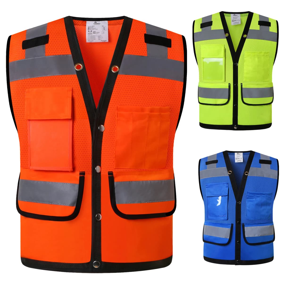 Workwear Mesh Work Vest Surveryor Vest Work Wear for Men Women