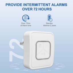 1PC Power Failure Alarm, Circuit Failed Selector Alerter, Smart Power Outage Reminder for Freezer in Garage, Monitor Power Cut