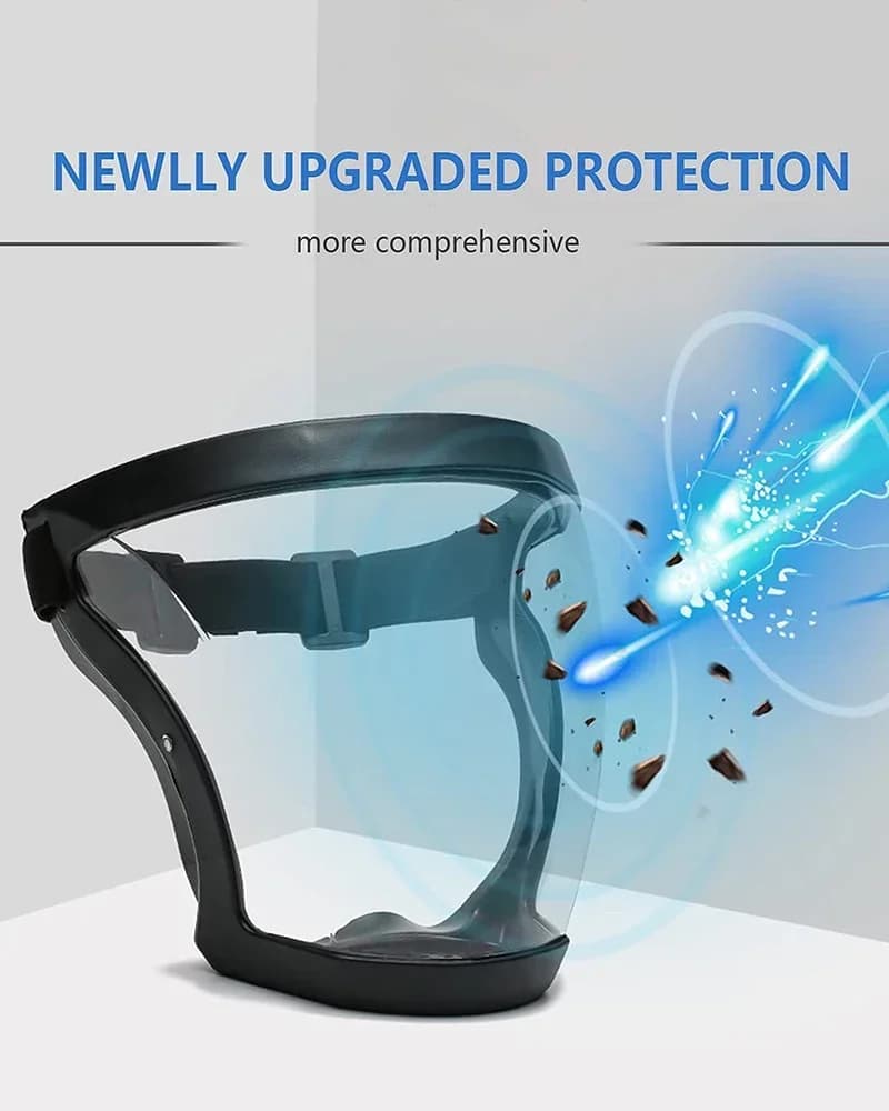 Dustproof PM2.5 Replaced Filters For Transparent Protective Full Face Shield Windproof Anti-Dust Mask Anti-splash Safety Glasses