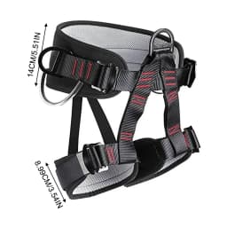 safety Harness for construction workers Half Body Roofing Harness kit High Altitude Safety Belt Padding Protection Safe Rop