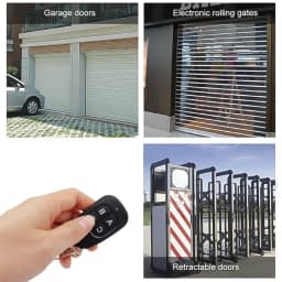 1PC Remote Control 433mhz Car Key Garage Door Gate Opener Controller Duplicator Clone Cloning Code