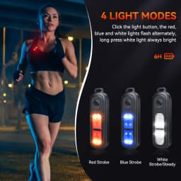 Hollarm Personal Safety Alarm Keychain 130dB for Women USB Rechargeable Protection Emergency LED Light Alarm for night running