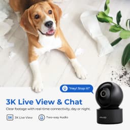 IMILAB Baby Monitor Indoor Security Camera with AI Detection Night Vision 2-Way Audio 360° PTZ Compatible with Xiaomi Home App