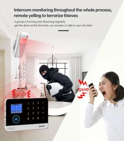 PGST Intelligent Alarm Device, 433MHz Anti Robot Terminal Detector, Intelligent Life Control, Human Body Detector, Smoke Alarm