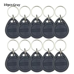 10/20pcs 125KHz Read-Only RFID TK4100 EM4100 Proximity Keyfobs Smart Secure Door Entry Access Control ID Keychain Token Tag