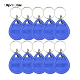 10/20pcs 125KHz Read-Only RFID TK4100 EM4100 Proximity Keyfobs Smart Secure Door Entry Access Control ID Keychain Token Tag