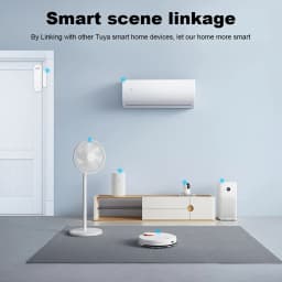 Tuya WiFi Door Window Sensor 80dB Sound WiFi Security Alarm Door Open Closed Detectors APP Remote Control Support Arm and Disarm