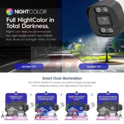 XM 4K 8MP Color Night Vision POE IP Camera Audio Outdoor H.265 Onvif Bullet CCTV Home 5MP /4MP/3MP Security Camera