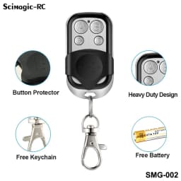 2pcs Digital 382, 302, 384, 304, 313, 321, 323, 131, 211, 222, 231 433 Garage Door Remote Control 433.92MHz Gate Keyfob