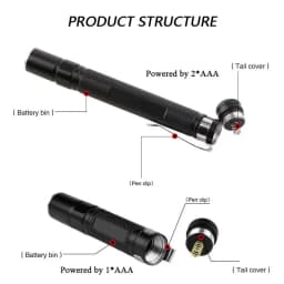 Mini LED Flashlight XPE Portable Pen Light Waterproof Torch Camping Emergency Outdoor Walking Lantern Keychain Flashlight
