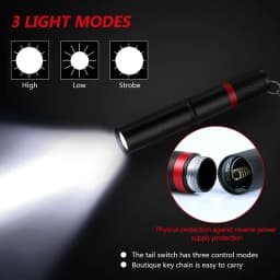 Mini LED Flashlight XPE Portable Pen Light Waterproof Torch Camping Emergency Outdoor Walking Lantern Keychain Flashlight