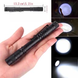 Mini LED Flashlight XPE Portable Pen Light Waterproof Torch Camping Emergency Outdoor Walking Lantern Keychain Flashlight