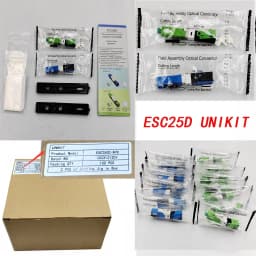 Original UNIKIT Brand ESC250D FTTH SC UPC Optical fibe quick connector SC FTTH Fiber Optic Fast Connector Embedded 100% Original