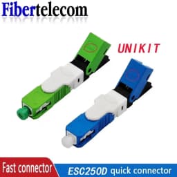 Original UNIKIT Brand ESC250D FTTH SC UPC Optical fibe quick connector SC FTTH Fiber Optic Fast Connector Embedded 100% Original