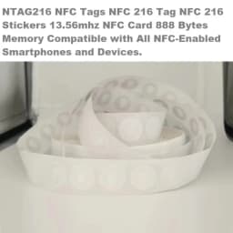 30/40 Pieces NFC Ntag216 888 Bytes Tag Sticker Label Key Tags Token Patrol Badge Self-adhesive Tag 13.56MHz ISO14443A Sticker
