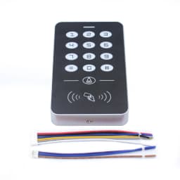 125KHz Standalone Access Control Keypad RFID Keyboard System Waterproof Cover Outdoor Controller EM Card Reader 10pcs Keyfob