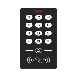 125KHz Standalone Access Control Keypad RFID Keyboard System Waterproof Cover Outdoor Controller EM Card Reader 10pcs Keyfob