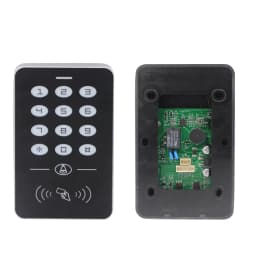 125KHz Standalone Access Control Keypad RFID Keyboard System Waterproof Cover Outdoor Controller EM Card Reader 10pcs Keyfob