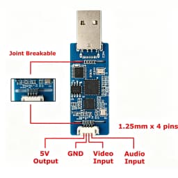 CVBS to USB Capture Analog Signal to Digital USB Camera Module CVBS to USB Module UVC Free Drive for Android Free Plug and Play