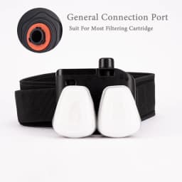 Electric Powered Air Purifying Chemical Respirator 6800 Full Face Dust Gas Mask Dual Filters Work Safety For Industrial Spraying