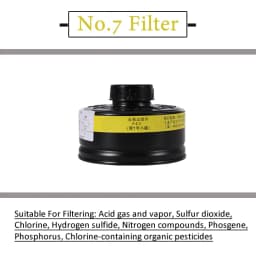 Metal Case Filtering Canister Chemical Organic Gas CO Filter RD40 For Full Mask Gas Respirator Painting Spray Pesticide Replace