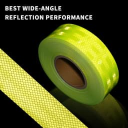 5cm*1/3/5M PET Truck Reflective Tapes Fluorescent Green High Reflection Safety Caution Road Warning Reflectors Film For Vehicle