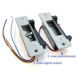 Original DC12V Stainless Steel Sturdiness Narrow Frame Fail-Secure ANSI Standard Electric Strike Lock Electronic Door Lock