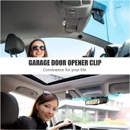 1 PC Garage Door Opener Clip Universal Car Garage Remote Visor Clip Adjustable Compatible with Liftmaster, Sears and Chamberlain