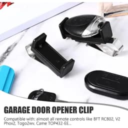 1 PC Garage Door Opener Clip Universal Car Garage Remote Visor Clip Adjustable Compatible with Liftmaster, Sears and Chamberlain