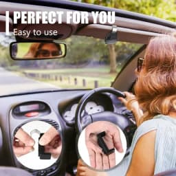 1 PC Garage Door Opener Clip Universal Car Garage Remote Visor Clip Adjustable Compatible with Liftmaster, Sears and Chamberlain