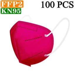 KN95 15 Colors FFP2 MASK KN95 5 Layers Adult Black Fabric Mask Mascarillas Protective FPP2 Mouth Face Masks Filter Masque