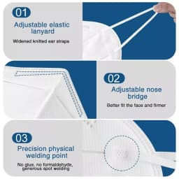 KN95 15 Colors FFP2 MASK KN95 5 Layers Adult Black Fabric Mask Mascarillas Protective FPP2 Mouth Face Masks Filter Masque
