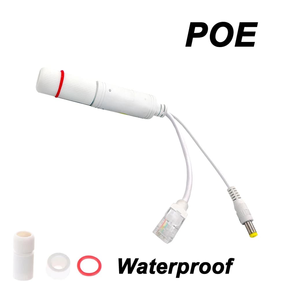 48V To 12V POE Spliter Rj45 Waterprrof Video And Power Adapter Cable Supply Module Injector Extender for IP Camera Splitter Net