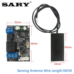 Mobile phone NFC induction control board fingerprint identification relay module IC card 13.56 mhz access controller