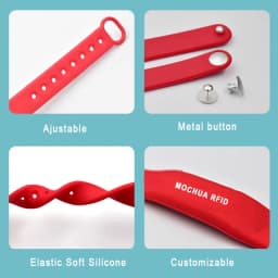 NFC Wristband Digital Business Card Wristband - Tap to Share NFC - iPhone & Android All NFC Enabled Devices