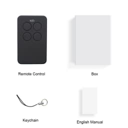 Multifrequency Rolling Code Clone 300 310 315 330 390 433 433.42 434.42 868 868.3 868.35 MHz Garage Door Remote