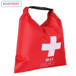 1.2L Portable Red Waterproof First Aid Kit Bag Emergency Kits Case Only For Outdoor Camp Travel Emergency Medical Bag Treatment