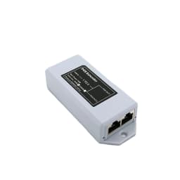 1 to 2 Port POE Extender 100/1000Mbps IEEE 802.3af/at Standard 48V for NVR IP Camera POE Extend 100 Meters for POE Range