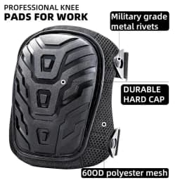 Knee Brace Professional Work Knee Brace Gel Construction with Safety Dual Straps Adjustable Knee Brace Tool for Men Women